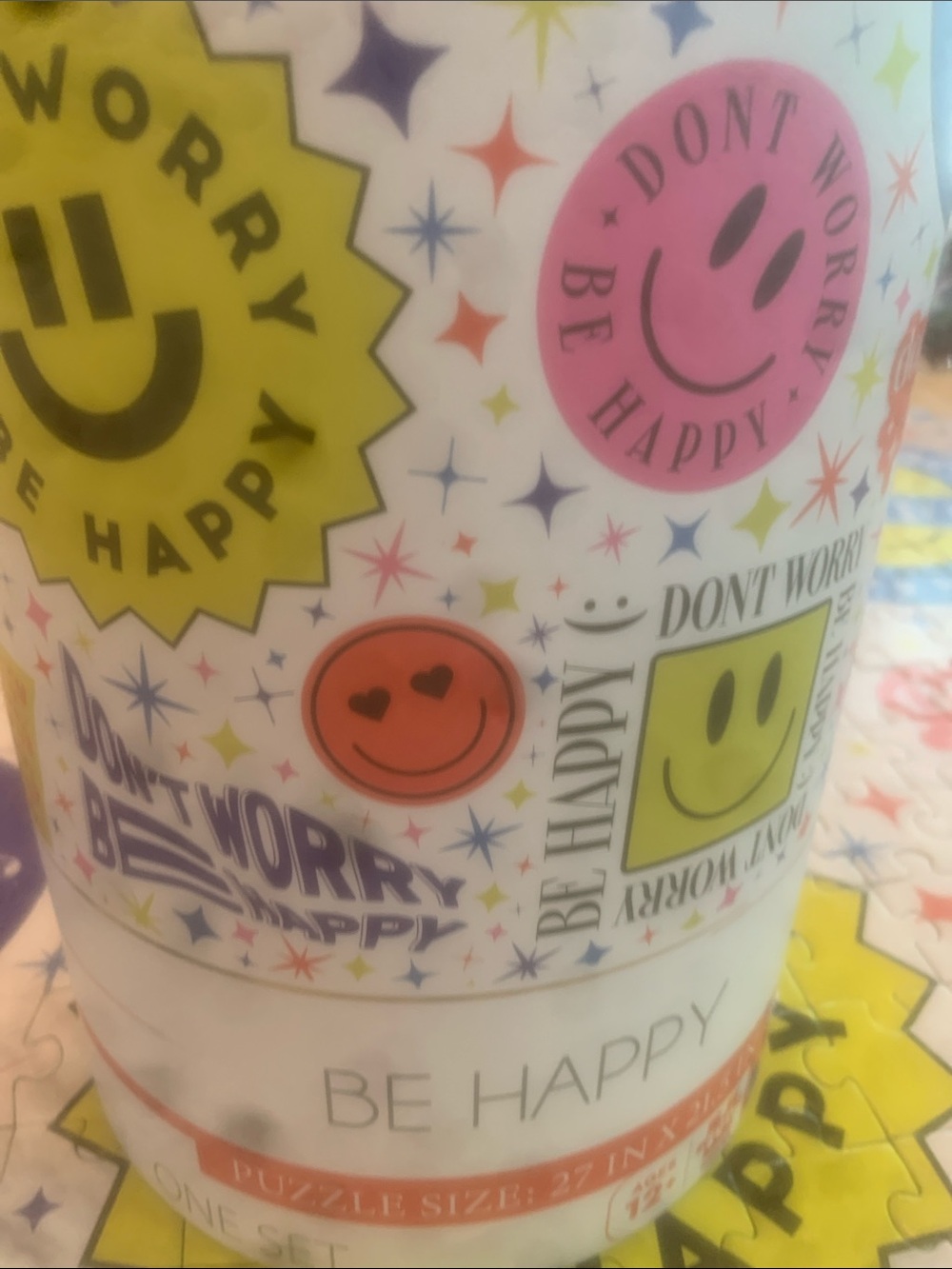 Puzzle by RMS. 500ct. Be Happy